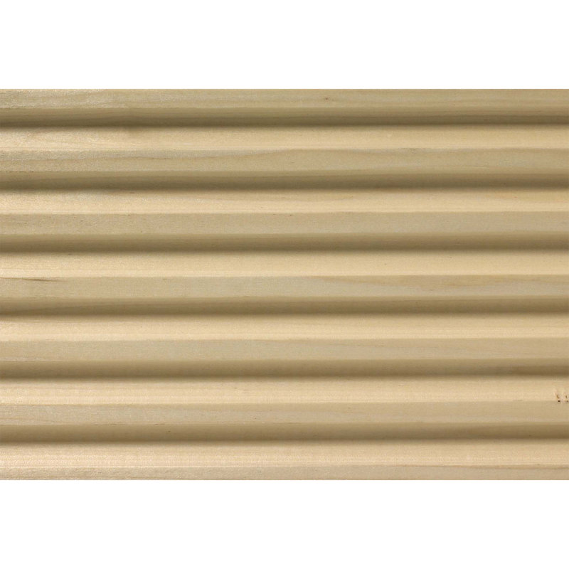 Ornamental Mouldings Hardwood Reversible Fluted Victorian Moulding 6" H